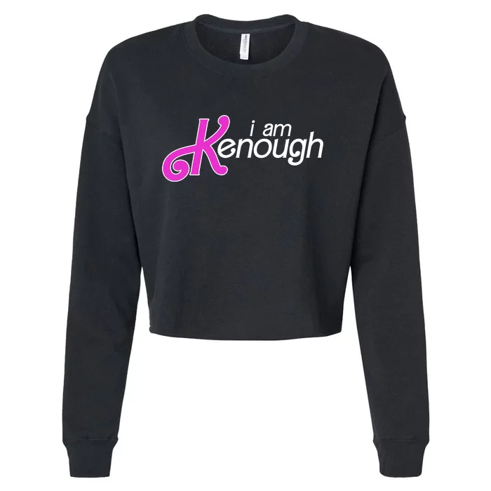 Im Ken I Am Kenough Funny Enough Movie Meme Cropped Pullover Crew