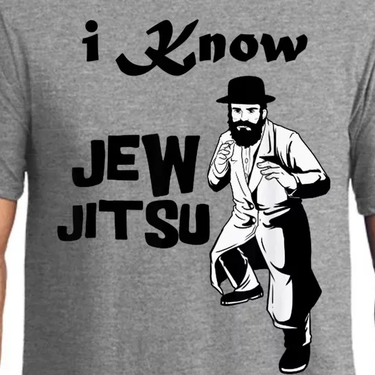 I Know Jew Jitsu Rabbi Horah Dance Jiu Jitsu Jewish Man Pajama Set