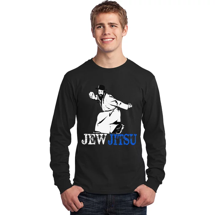 I Know JewJitsu Rabbi Horah Dance Jiu Jitsu Jewish Long Sleeve Shirt