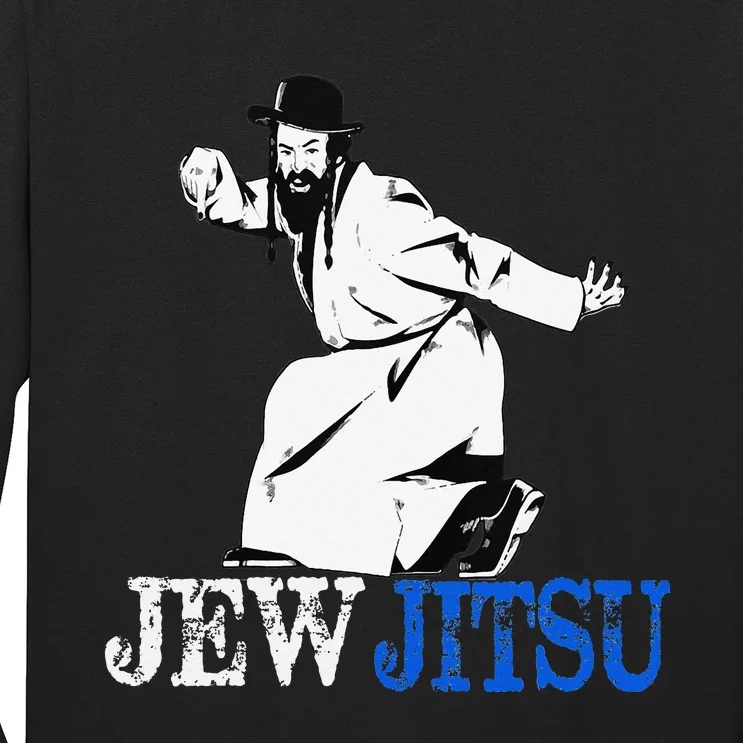 I Know JewJitsu Rabbi Horah Dance Jiu Jitsu Jewish Long Sleeve Shirt