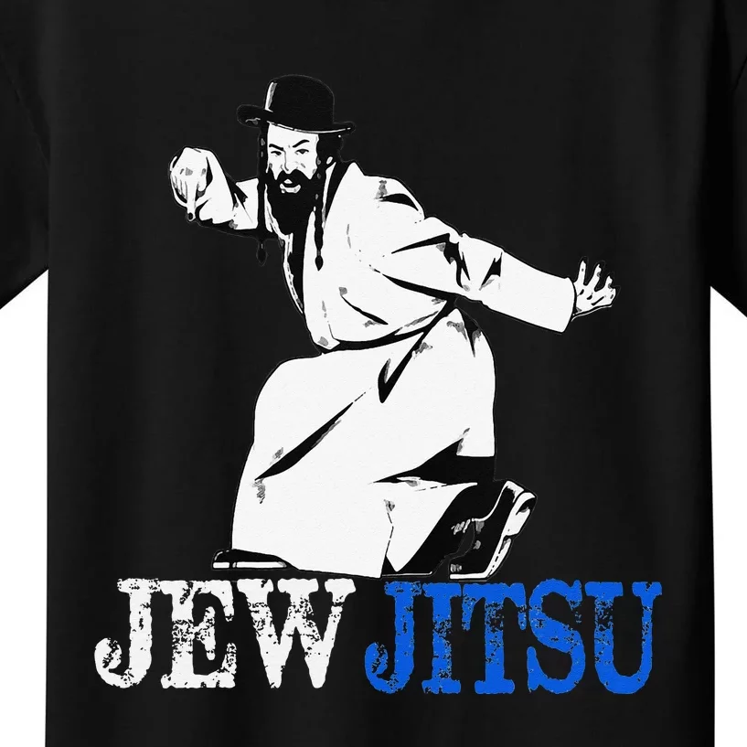 I Know JewJitsu Rabbi Horah Dance Jiu Jitsu Jewish Kids T-Shirt