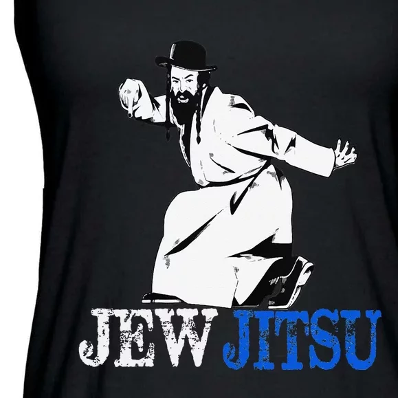 I Know JewJitsu Rabbi Horah Dance Jiu Jitsu Jewish Ladies Essential Flowy Tank