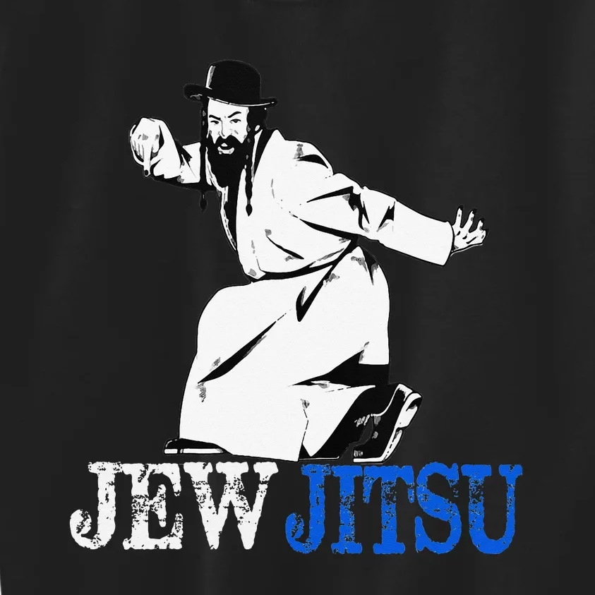 I Know JewJitsu Rabbi Horah Dance Jiu Jitsu Jewish Kids Sweatshirt