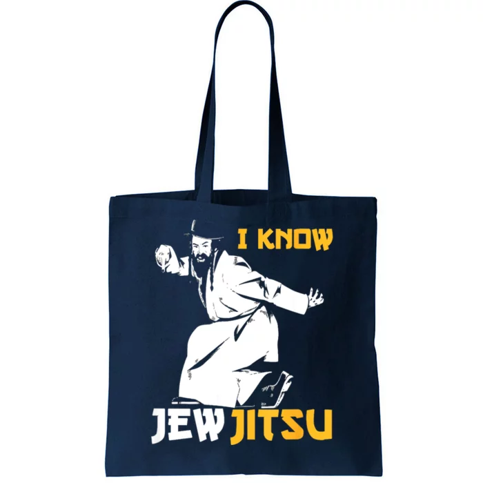 I Know Jew Jitsu Tote Bag