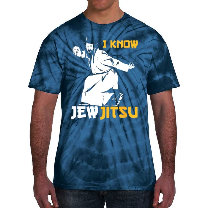 I Know Jew Jitsu Tie-Dye T-Shirt