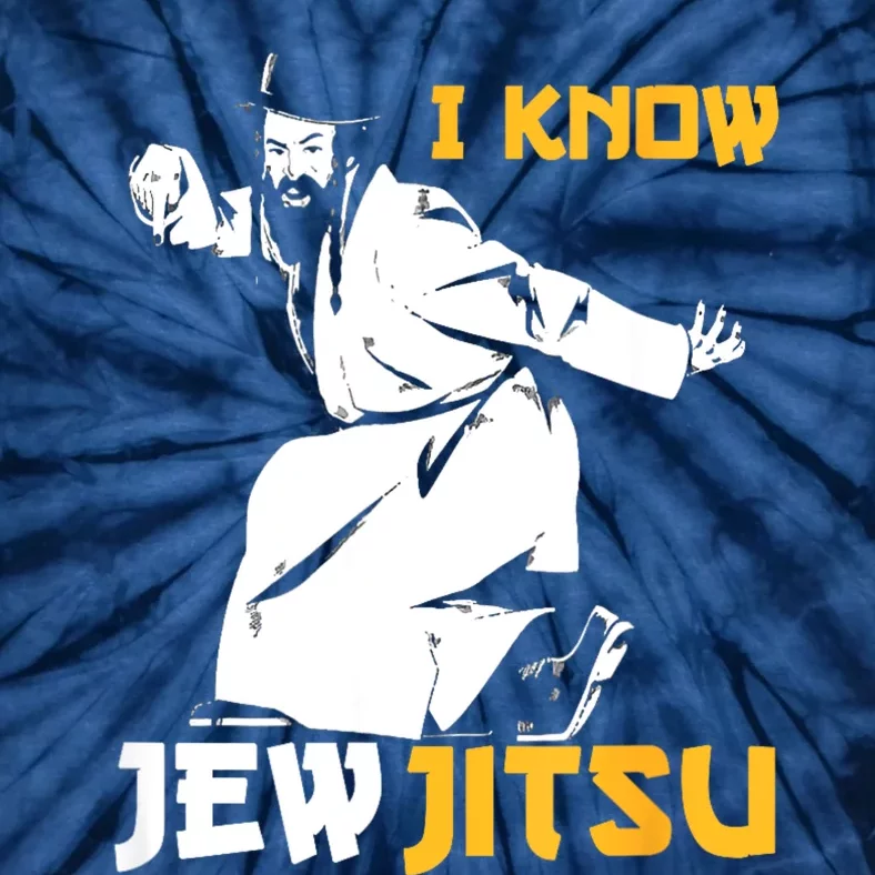 I Know Jew Jitsu Tie-Dye T-Shirt