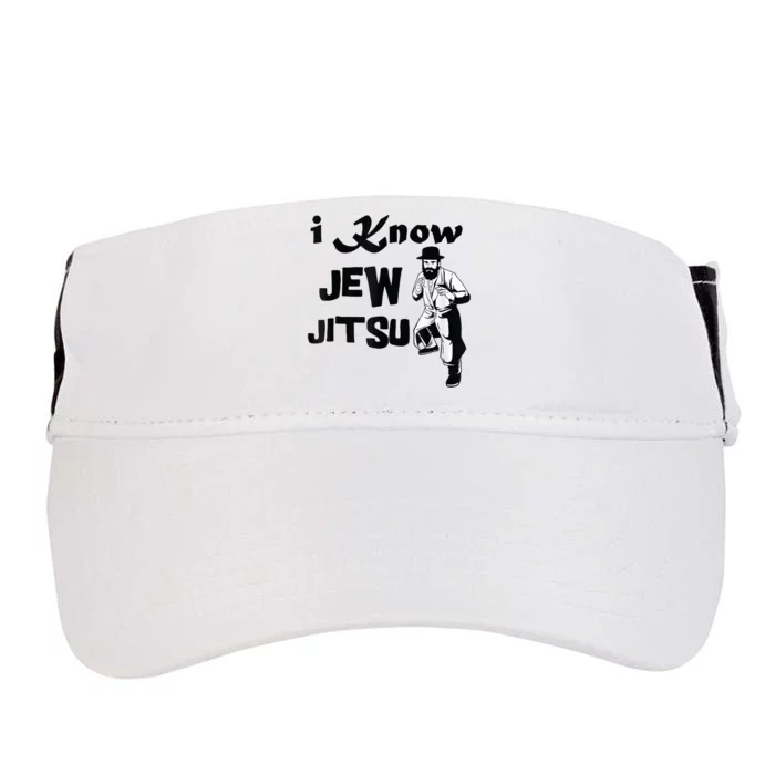 I Know Jew Jitsu Rabbi Horah Dance Jiu Jitsu Jewish Adult Drive Performance Visor