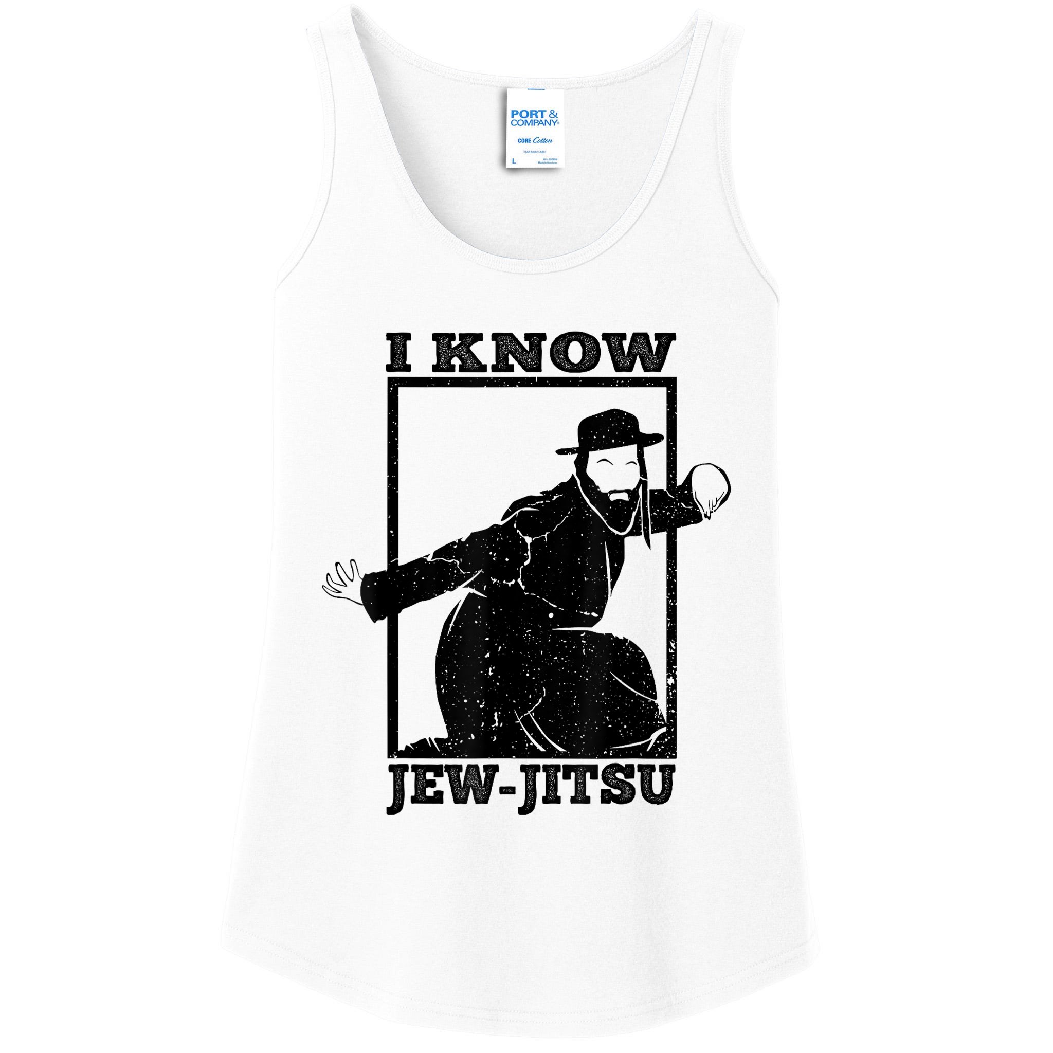 I Know Jew Jitsu Funny Jiu Jitsu Pun Jewish Martial Art Ladies ...