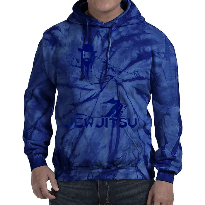 I Know Jew Jitsu For Jewish Jiu Jitsu Tie Dye Hoodie