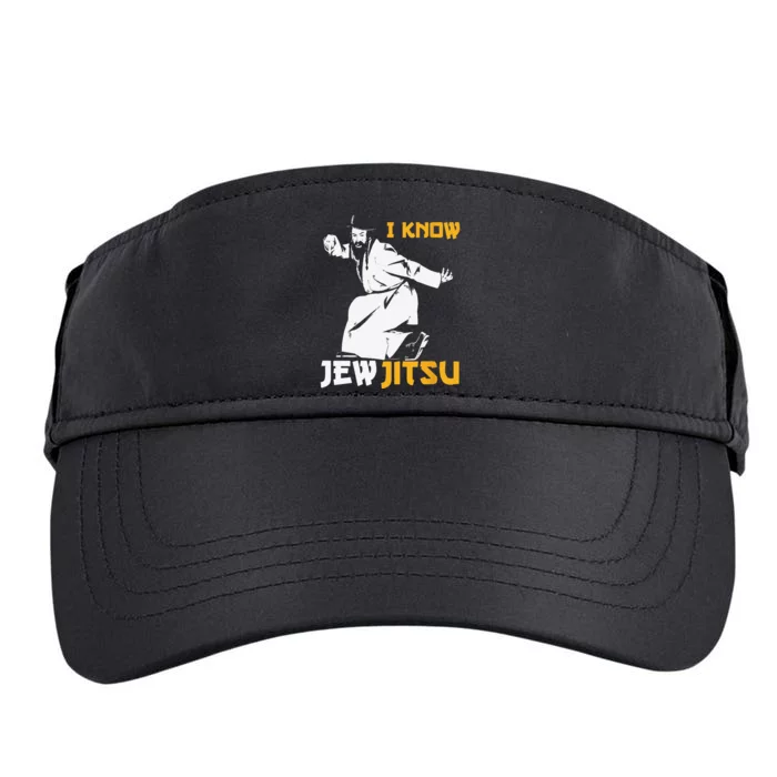 i know jew jitsu Adult Drive Performance Visor