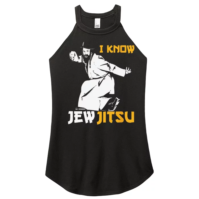 i know jew jitsu Women’s Perfect Tri Rocker Tank