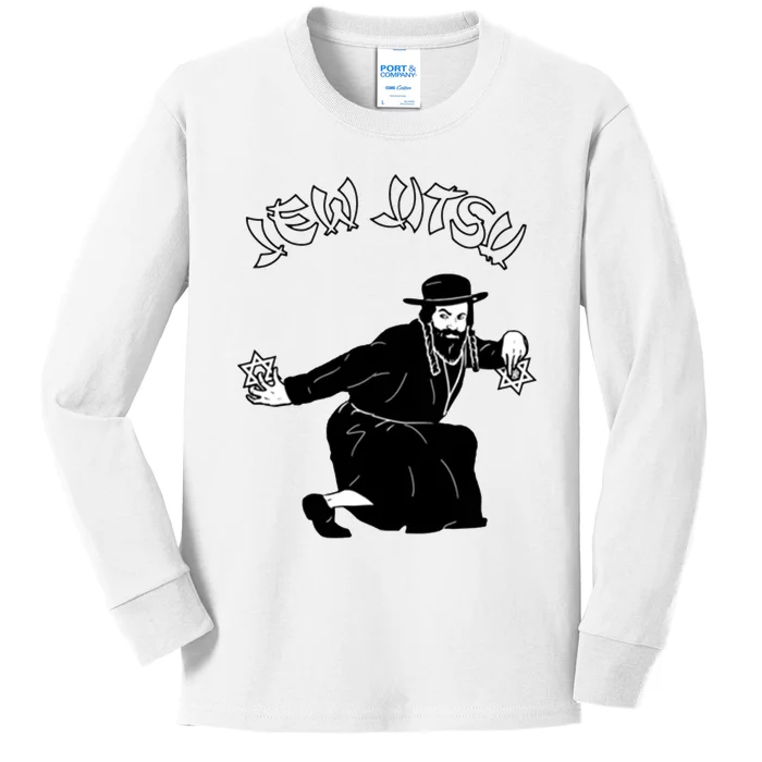 I Know Jew Jitsu Kids Long Sleeve Shirt