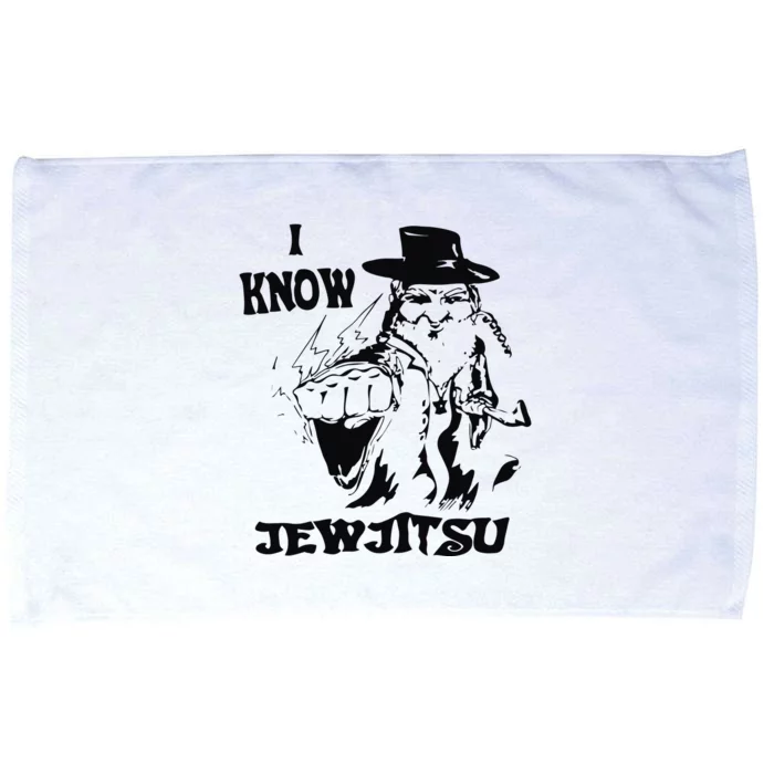 I Know Jew Jitsu Microfiber Hand Towel