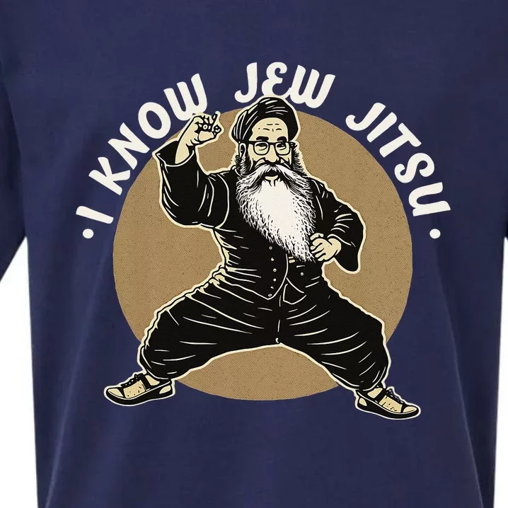 I Know Jew Jitsu Sueded Cloud Jersey T-Shirt