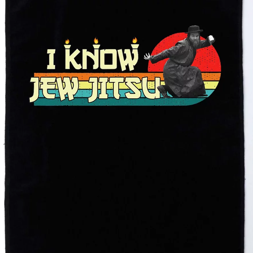 i know jew jitsu Platinum Collection Golf Towel