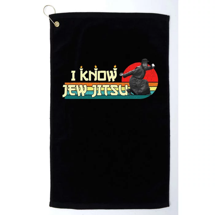 i know jew jitsu Platinum Collection Golf Towel