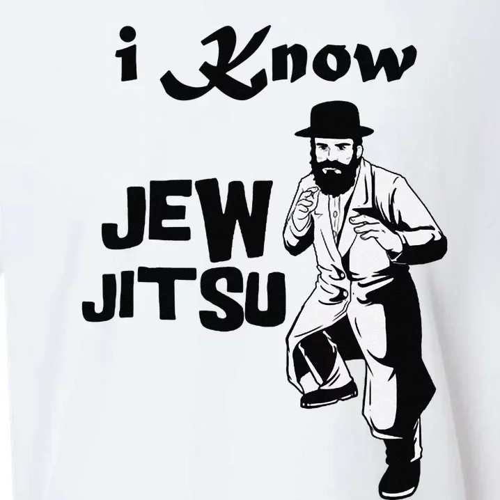 I Know Jew Jitsu Funny Sueded Cloud Jersey T-Shirt