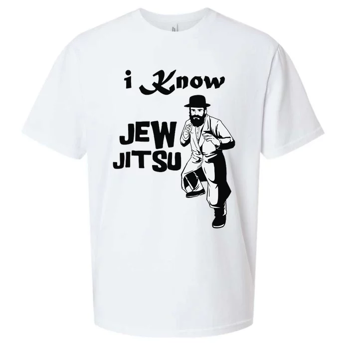 I Know Jew Jitsu Funny Sueded Cloud Jersey T-Shirt