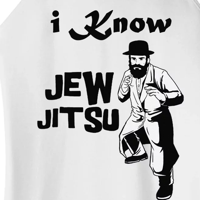 I Know Jew Jitsu Funny Women’s Perfect Tri Rocker Tank