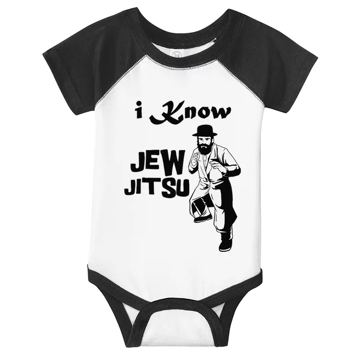 I Know Jew Jitsu Funny Infant Baby Jersey Bodysuit