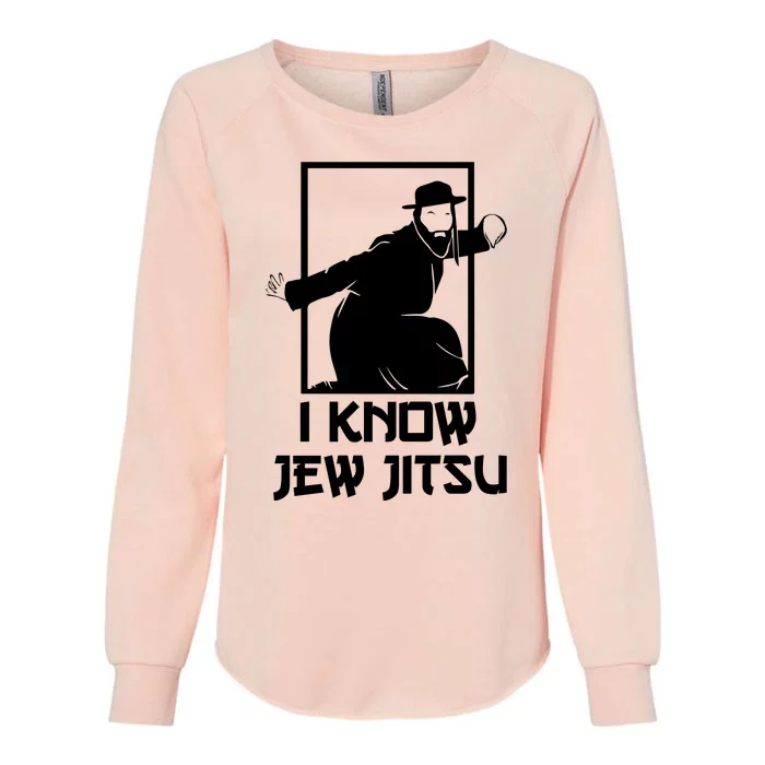 I Know Jew Jitsu | Funny Jiu Jitsu Womens California Wash Sweatshirt