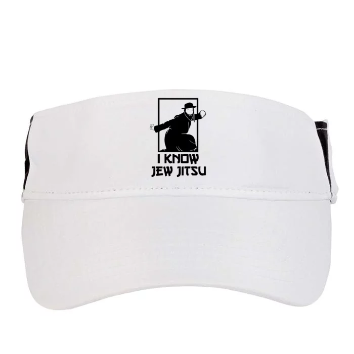 I Know Jew Jitsu | Funny Jiu Jitsu Adult Drive Performance Visor