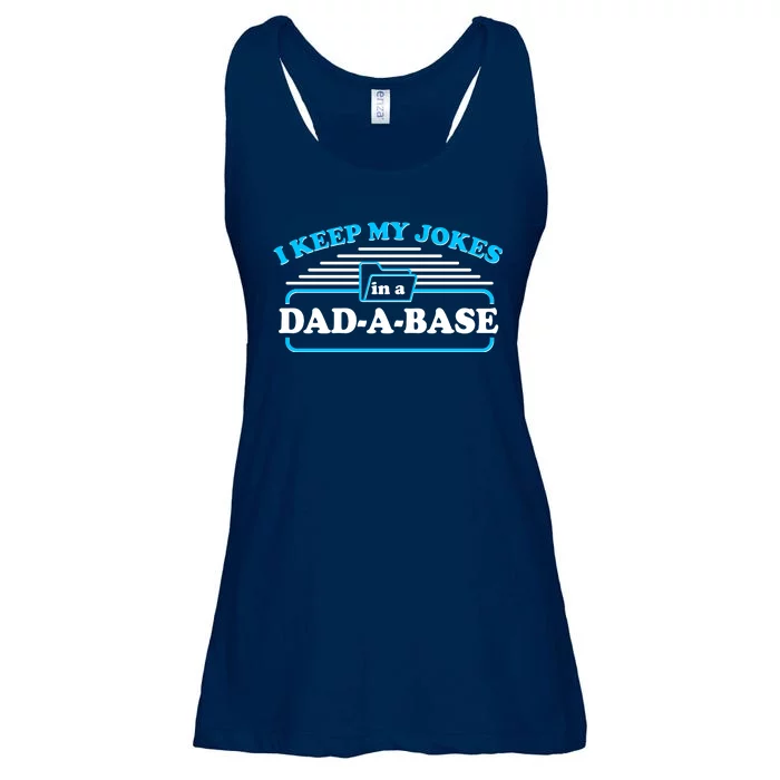 I Keep My Jokes In A DadABase Ladies Essential Flowy Tank