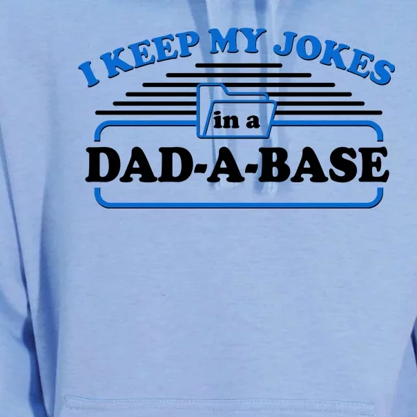 I Keep My Jokes In A DadABase Unisex Surf Hoodie