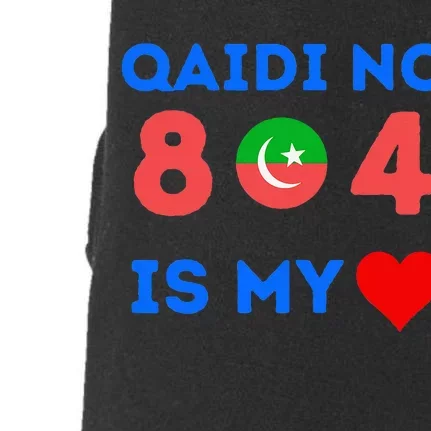 Imran Khan Number Qaidi No 804 Is Our Love Pti Supporter Doggie 3-End Fleece Hoodie