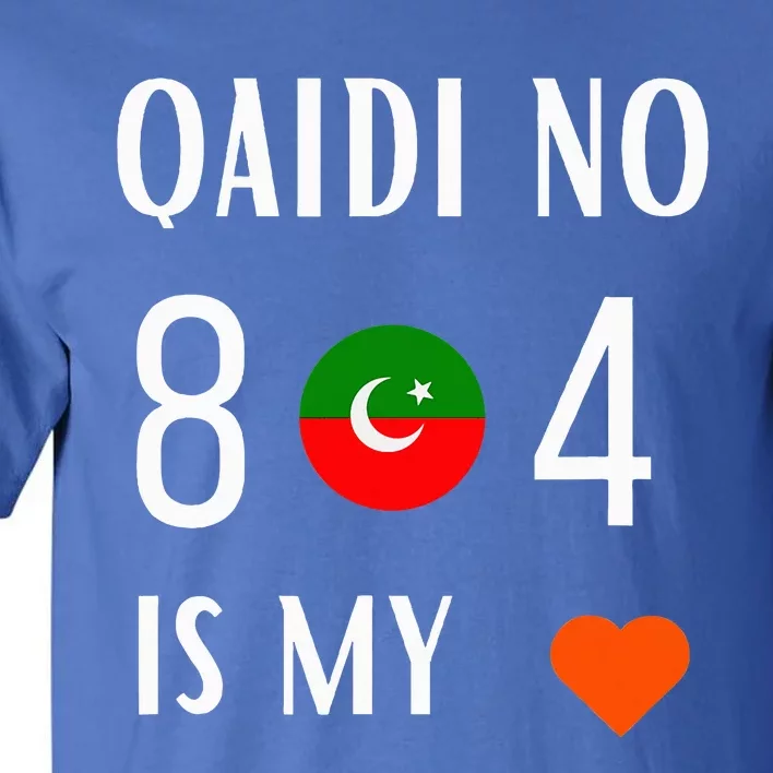 Imran Khan Number Qaidi No 804 Is Our Love Pti Supporter Tall T-Shirt