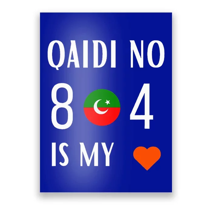 Imran Khan Number Qaidi No 804 Is Our Love Pti Supporter Poster