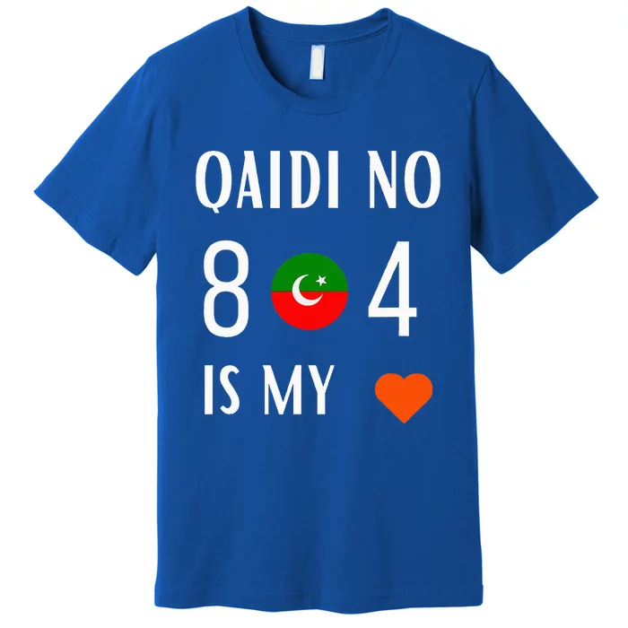 Imran Khan Number Qaidi No 804 Is Our Love Pti Supporter Premium T-Shirt