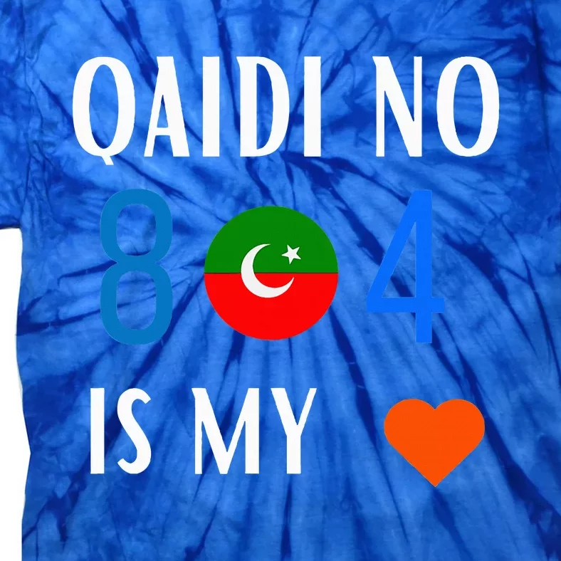 Imran Khan Number Qaidi No 804 Is Our Love Pti Supporter Tie-Dye T-Shirt