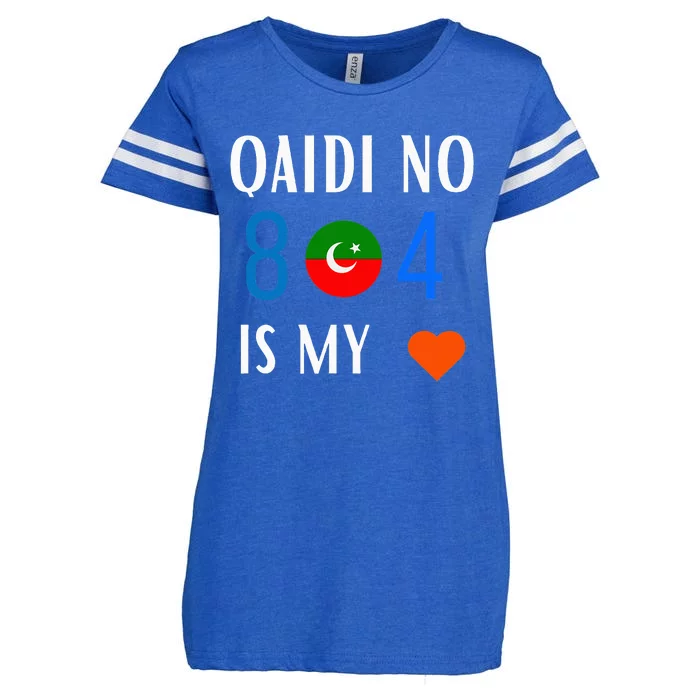 Imran Khan Number Qaidi No 804 Is Our Love Pti Supporter Enza Ladies Jersey Football T-Shirt