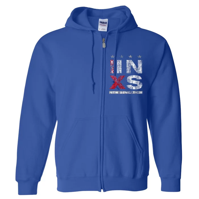 Inxs Kick New Sensation Full Zip Hoodie