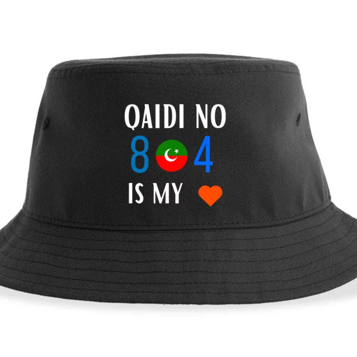 Imran Khan Number Qaidi No 804 Is Our Love Pti Supporter Sustainable Bucket Hat