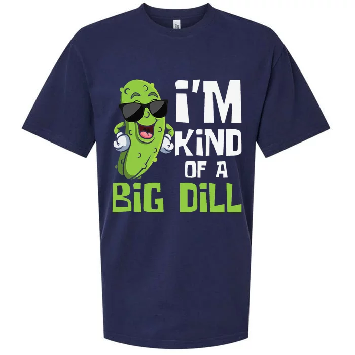 I'm Kind Of A Big Dill Pickle Cucumber Vegetable Vegan Sueded Cloud Jersey T-Shirt