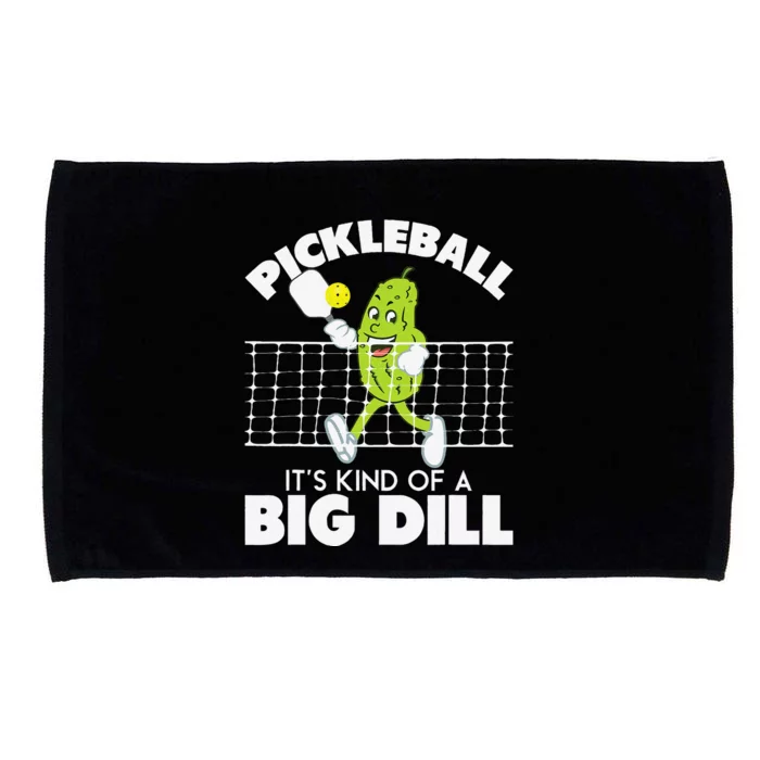 ItS Kind Of A Big Dill Funny Pickleball Paddleball Microfiber Hand Towel