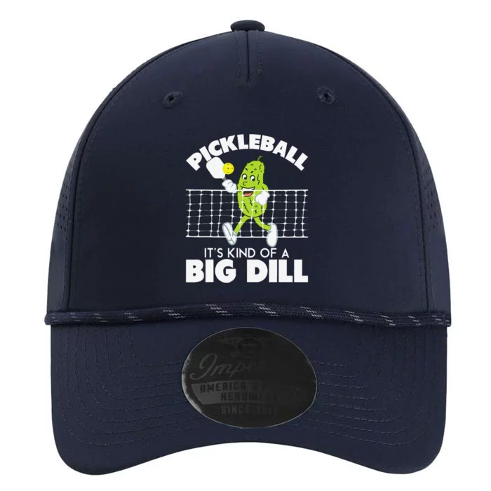 ItS Kind Of A Big Dill Funny Pickleball Paddleball Performance The Dyno Cap