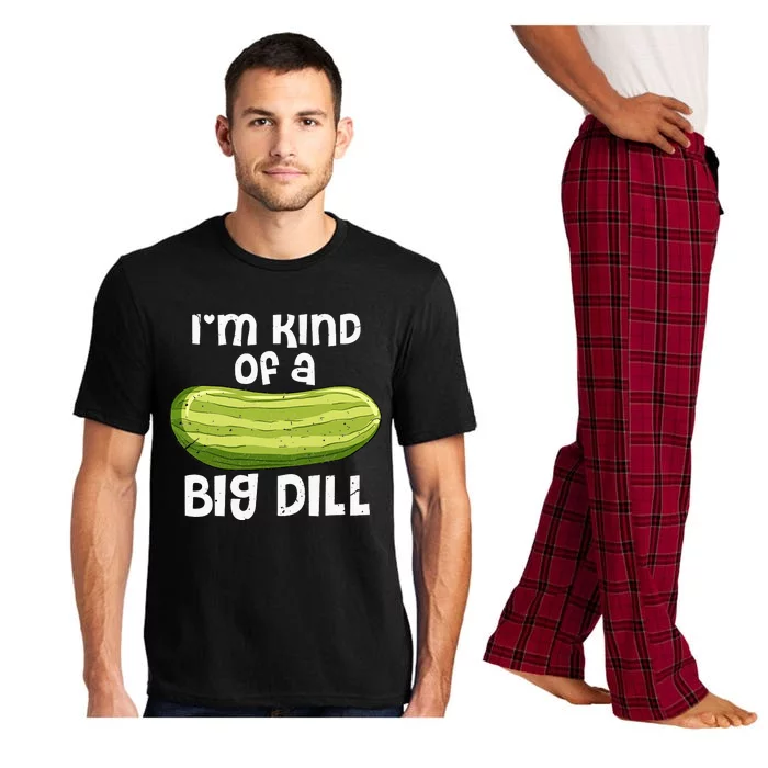 I'm Kind Of A Big Dill Funny Pickle Food Pun Pajama Set