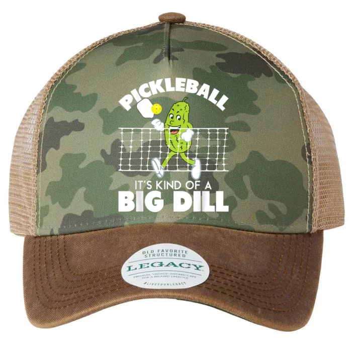 It's Kind Of A Big Dill Funny Pickleball Paddleball Legacy Tie Dye Trucker Hat