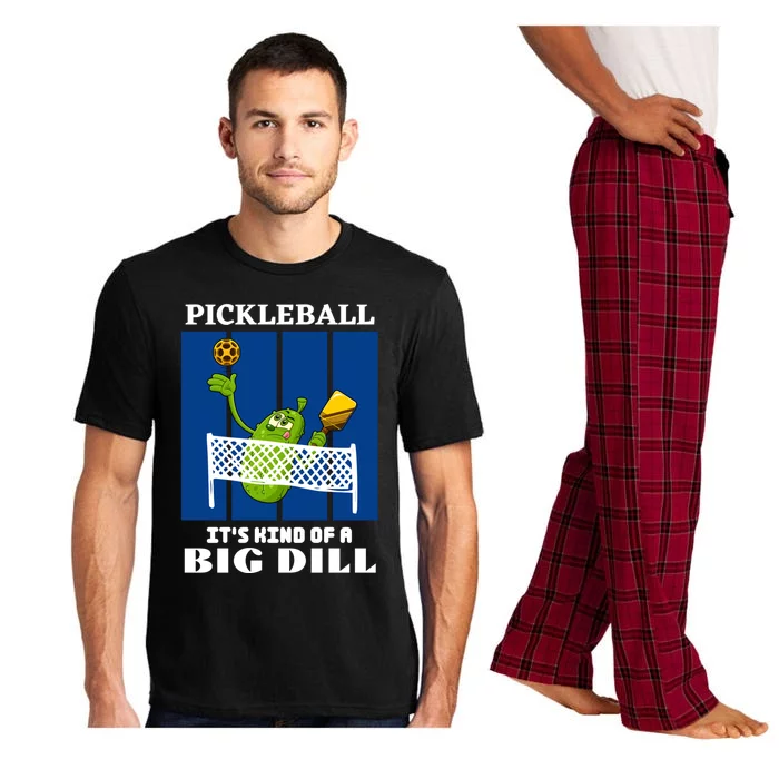 ItS Kind Of A Big Dill Funny Pickleball Paddleball Gift Pajama Set