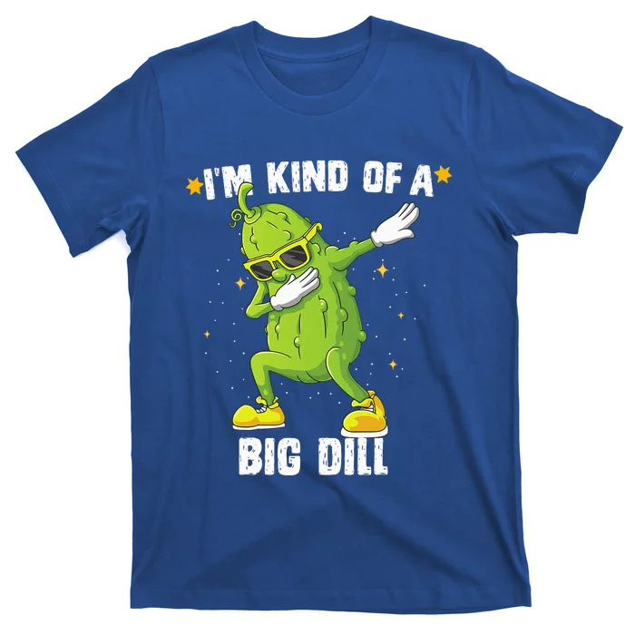 Im Kind Of Big Dill Pickle Dabbing Halloween Cucumber T-Shirt