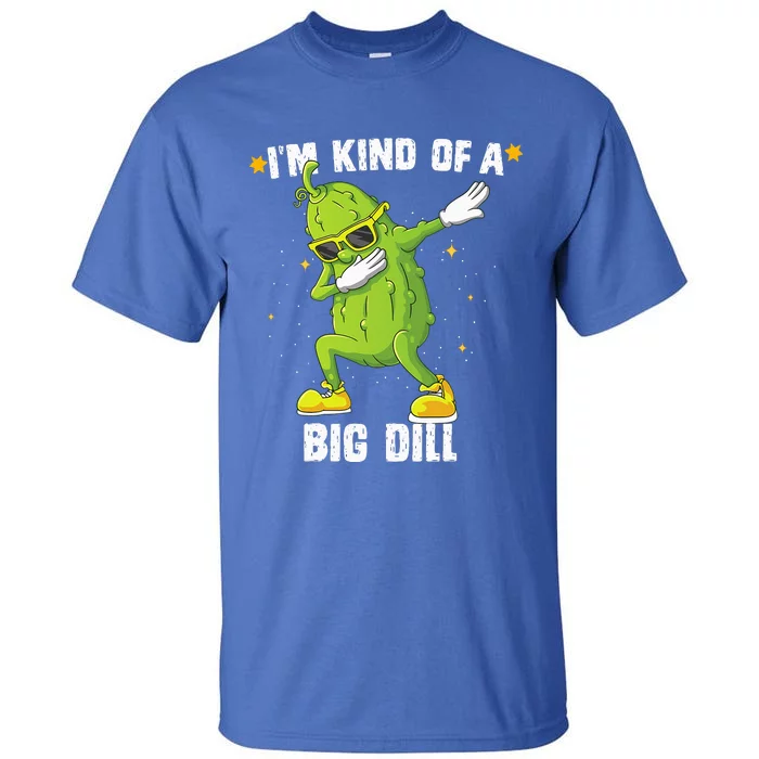 Im Kind Of Big Dill Pickle Dabbing Halloween Cucumber Tall T-Shirt