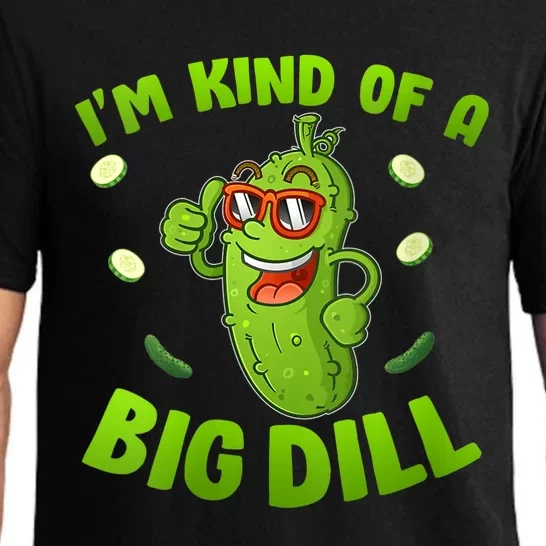 I'm Kind Of A Big Dill Pickle Cucumber Clothes VNeck Pajama Set