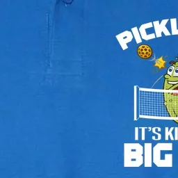 ItS Kind Of A Big Dill Pickleball Funny Paddleball Cool Gift Softstyle Adult Sport Polo