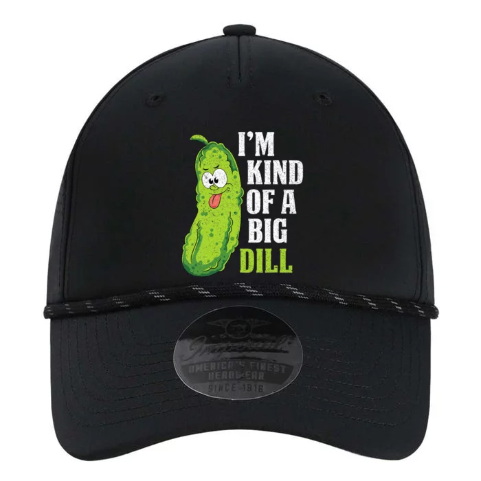 Im Kind Of A Big Dill Funny Pickle Cucumber Lover Pickle Performance The Dyno Cap