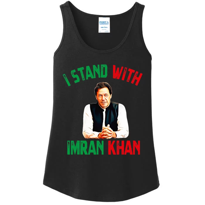 Imran Khan PTI Party Pakistan Support Freedom Ladies Essential Tank