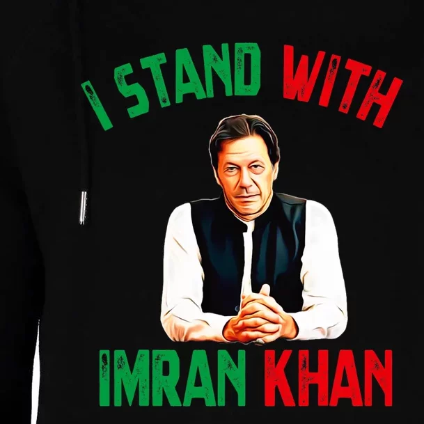 Imran Khan PTI Party Pakistan Support Freedom Womens Funnel Neck Pullover Hood