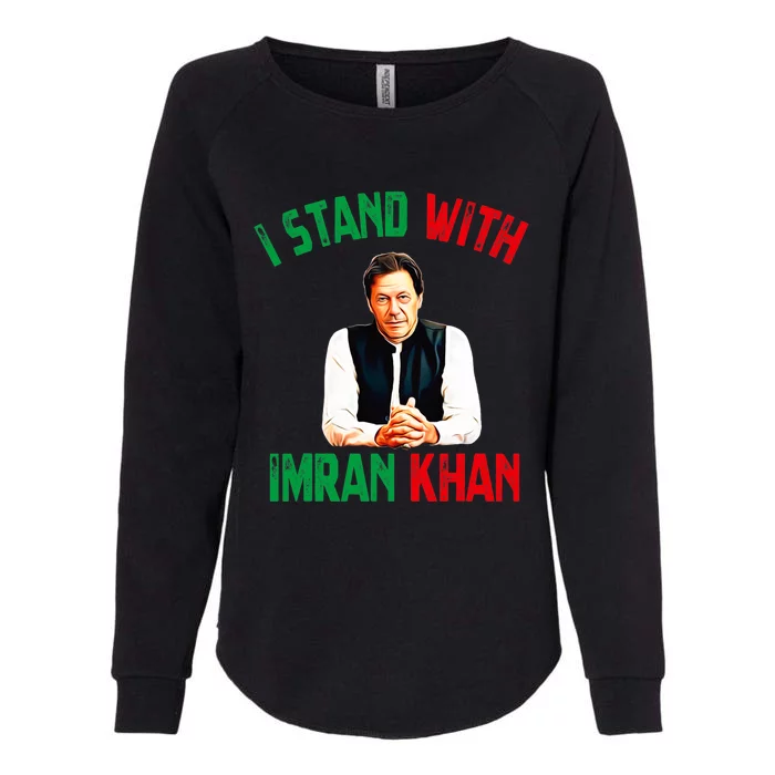 Imran Khan PTI Party Pakistan Support Freedom Womens California Wash Sweatshirt